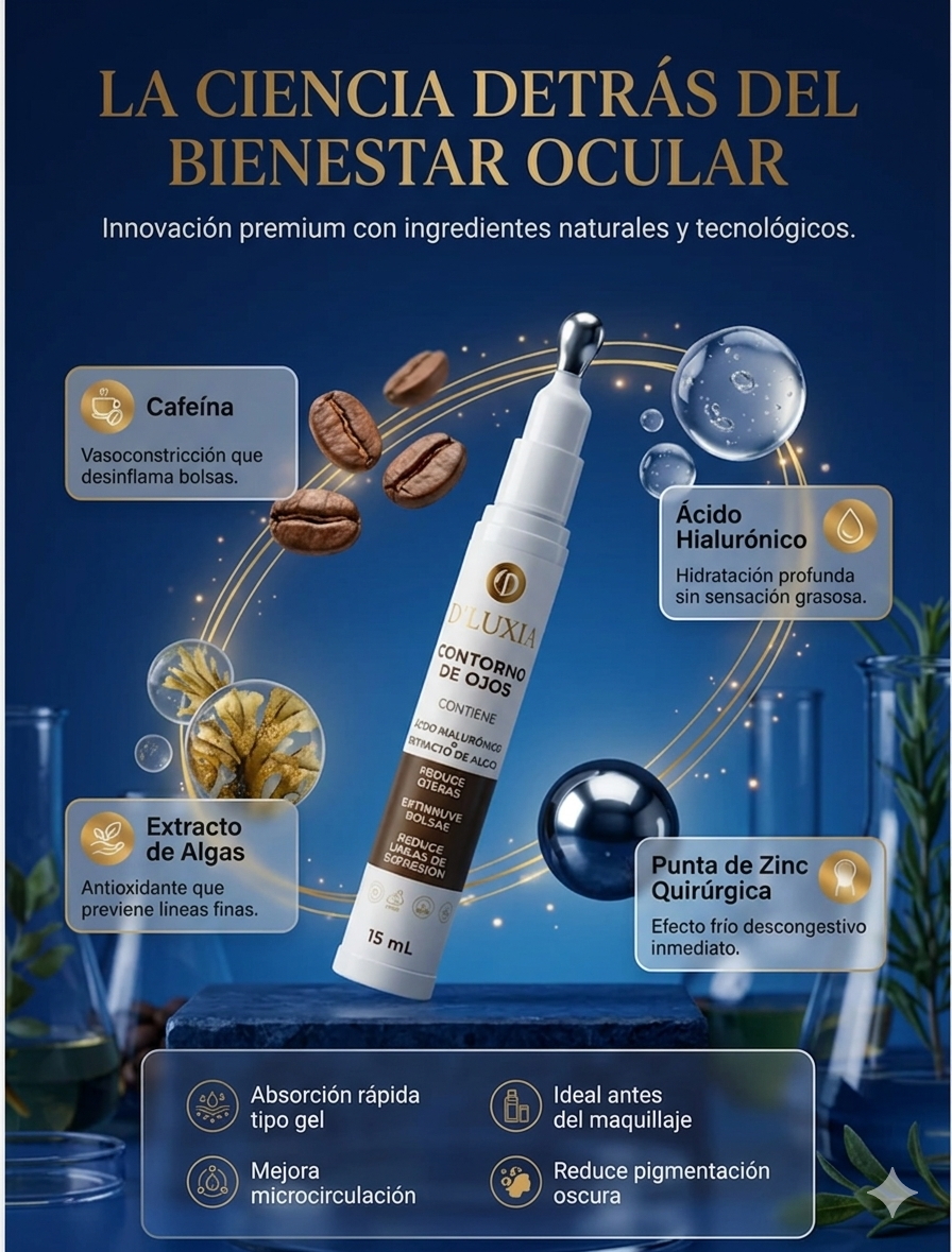 Recupera la vitalidad de tu mirada en minutos con el poder de la crioterapia."