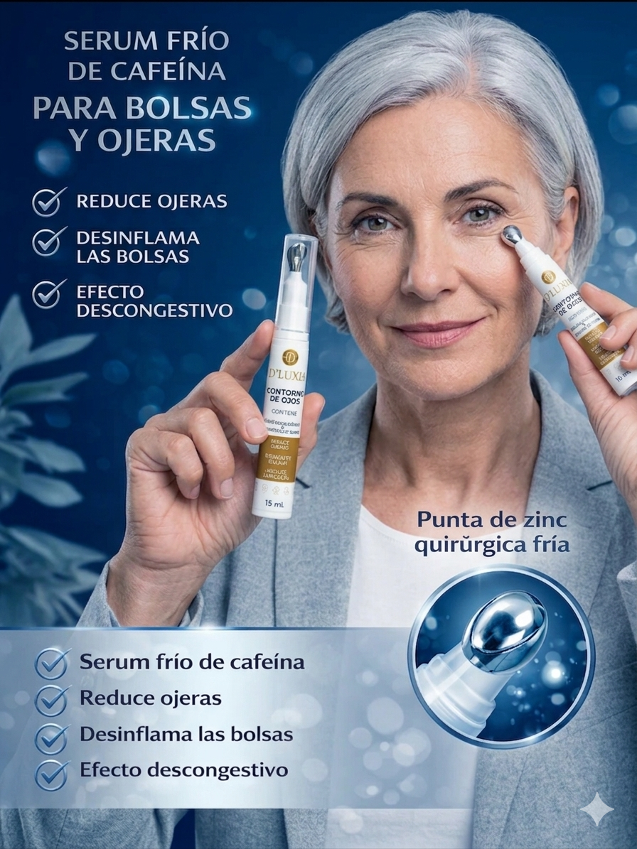 Recupera la vitalidad de tu mirada en minutos con el poder de la crioterapia."